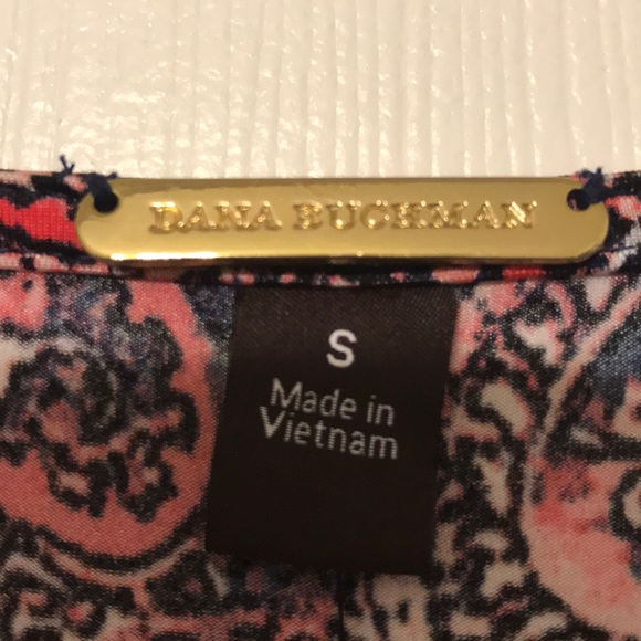 NWT Dana Buchman Pink Paisley Dress - Picture 3 of 6